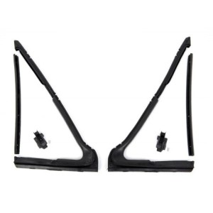 FORD MUSTANG 1964-1966 KIT COMPLET DE JOINTS CUSTODE GAUCHE ET DROIT RIVETS INCLUS vent window complete seal kit (6 pcs) include