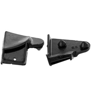FORD MUSTANG 1967-1968 PAIRE DE JOINTS A CHEVAL SUR L AVANT DE PORTE ET CUSTOD front of vent window to door seals SCOTT DRAKE C7