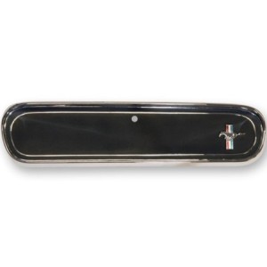 FORD MUSTANG 1966 PORTE DE BOITE A GANTS NOIR NON PONY AVEC EMBLEME Glove Box Door Black SCOTT DRAKE C6ZZ-6506024-A