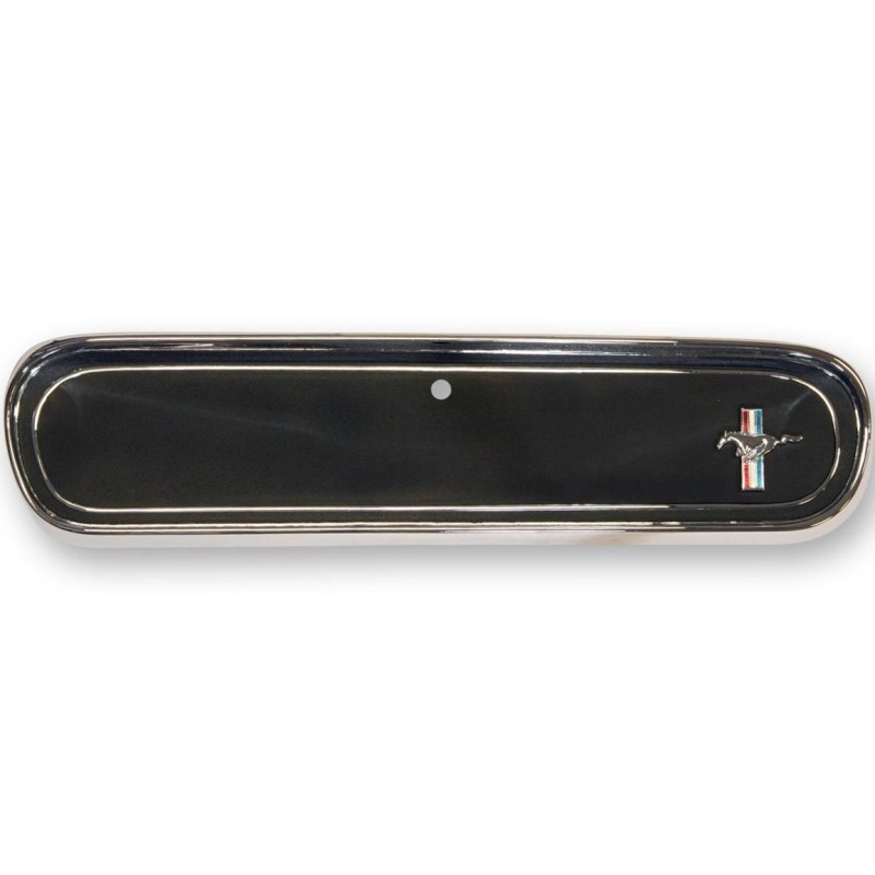 FORD MUSTANG 1966 PORTE DE BOITE A GANTS NOIR NON PONY AVEC EMBLEME Glove Box Door Black SCOTT DRAKE C6ZZ-6506024-A