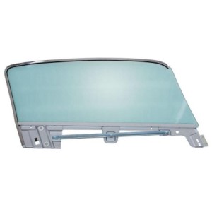 FORD MUSTANG 1967-1968 FASTBACK VITRE DE PORTE TINTE GAUCHE CONDUCTEUR COMPLETE AVEC CADRE Door Glass and Assembly Tinted Left H