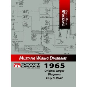 FORD MUSTANG 1965 MANUEL DE CABLAGE GRAND FORMAT Pro wiring diagram manual large format SCOTT DRAKE MP-1-P
