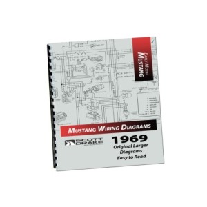 FORD MUSTANG 1969 MANUEL DE CABLAGE GRAND FORMAT Pro wiring diagram manual large format SCOTT DRAKE MP-5-P