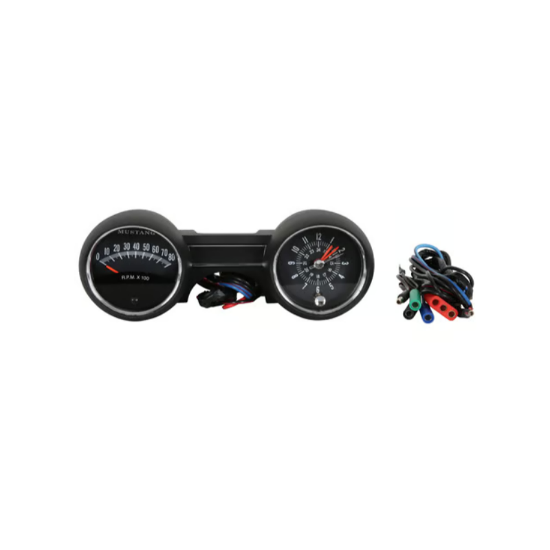FORD MUSTANG 1964-1965 V8 Rally pac 8000 8k rpm plain back black no logo SCOTT DRAKE C5ZZ-10B960K-NL