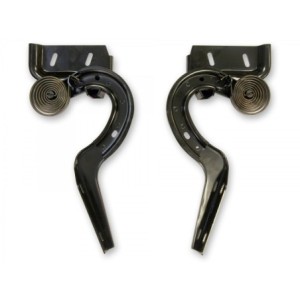 FORD MUSTANG 1967-1968 FASTBACK PAIRE DE CHARNIERES COMPAT DE COFFRE MALE ARRIERE trunk lid hinge pair SCOTT DRAKE C7ZZ-6342700