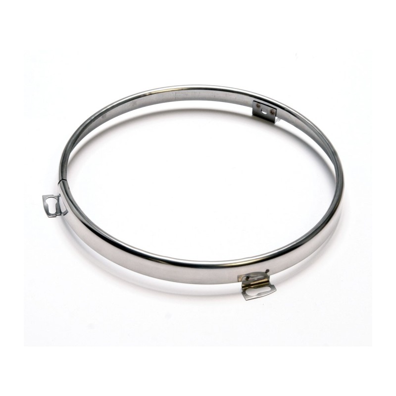 FORD MUSTANG 1964-1973 (sauf 1969) BAGUE DE PHARE EN INOX headlamp bulb retainer ring stainless steel SCOTT DRAKE D3TZ-13015-A