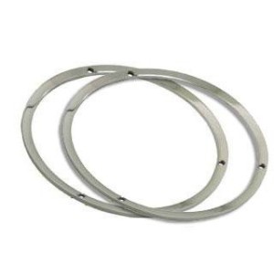FORD MUSTANG 1967-1968 PAIRE DE CERCLAGE AUTOUR DU PHARE FEUX CHROME headlamp door chrome SCOTT DRAKE C7ZZ-13064-C