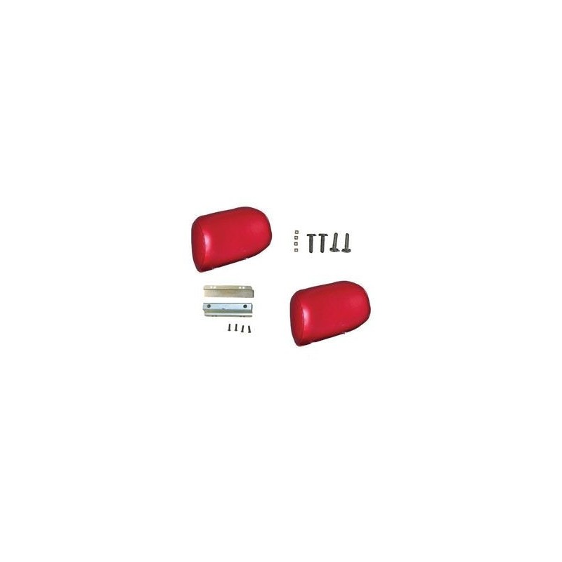 FORD MUSTANG 1964-1967 APPUIS TETE ROUGE VIF Sport seal headrest bright red SCOTT DRAKE SS-HR-BR