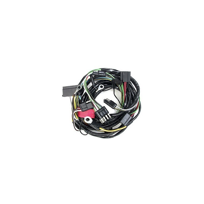 FORD MUSTANG 1965 FAISCEAU DE CABLES DE PHARES AVEC JAUGE ET FOG DANS COMPARTIMENT MOTEUR healight wiring harness with gauges fo