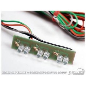 FORD MUSTANG 1967-1968 LED SEQUENCIEL POUR RAPPEL CLIGNOTANT CAPOT DELUXE sequential turn signal hood lights SCOTT DRAKE C7ZZ-SH