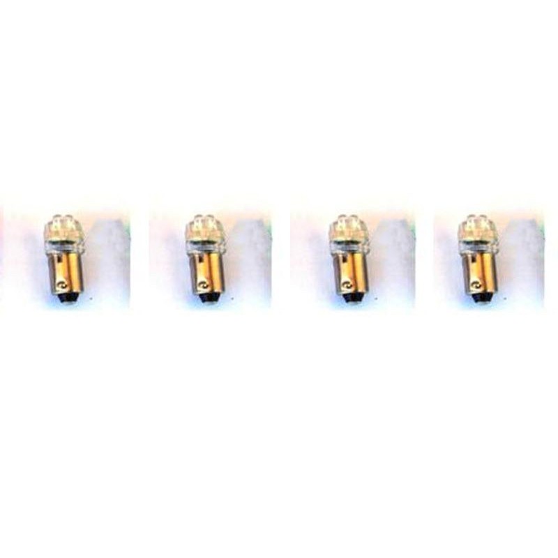 FORD MUSTANG 1964-1968 SET DE 4 AMPOULES LED POUR PANNEAU D INSTRUMENT BLANC Instrument Panel LED Light Bulbs White 1895 set of