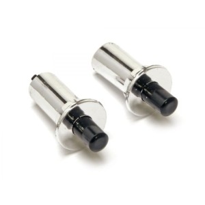 FORD MUSTANG 1964-1967 PAIRE DE CONTACTEURS DE PORTE POUR ECLAIRAGE INTERIEUR Courtesy Light Switch pair chrome SCOTT DRAKE C3AZ