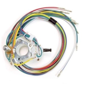 FORD MUSTANG 1968 CONTACTEUR DE CLIGNOTANTS DANS COLONNE STANDARD AVEC FAISCEAU Turn Signal Switch non-Tilt SCOTT DRAKE C8SZ-133