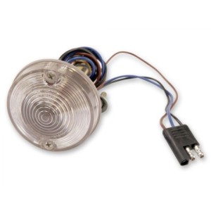 FORD MUSTANG 1967-1968 KIT DE FEU DE PARKING AVANT SANS SUPPORT (vendu a l'unité) Parking light assembly SCOTT DRAKE C8ZZ-13200