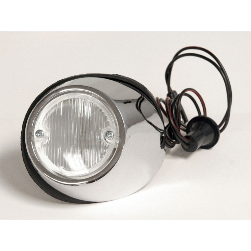 FORD MUSTANG 1969-1970 ENSEMBLE DE FEU DE RECUL GAUCHE backup light assembly kit left SCOTT DRAKE C9ZZ-15511-B FM-BB051K