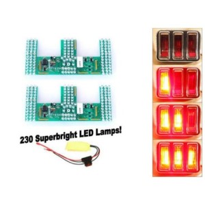 FORD MUSTANG 1967-1968 SYSTEME CONVERSION FEUX ARRIERE A LED SEQUENTIEL Sequential Tail Light Kit easy install SCOTT DRAKE SD-60