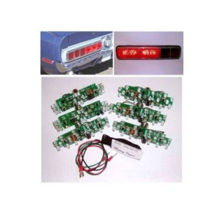 FORD MUSTANG 1967-1968 CALIFORNIA SPECIAL SHELBY SYSTEME CONVERSION FEUX A LED SEQUENTIEL California Special Shelby LED Sequenti