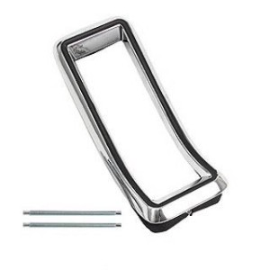 FORD MUSTANG 1968 FACETTE DE FEU ARRIERE CHROME Tail Light Bezel SCOTT DRAKE C8ZZ-13489-A