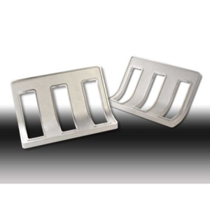 FORD MUSTANG 1967-1968 PAIRE DE CONTOURS DE FEU ARRIERE ALUMINIUM Billet Tail Light Bezels pair SCOTT DRAKE B-13489-67