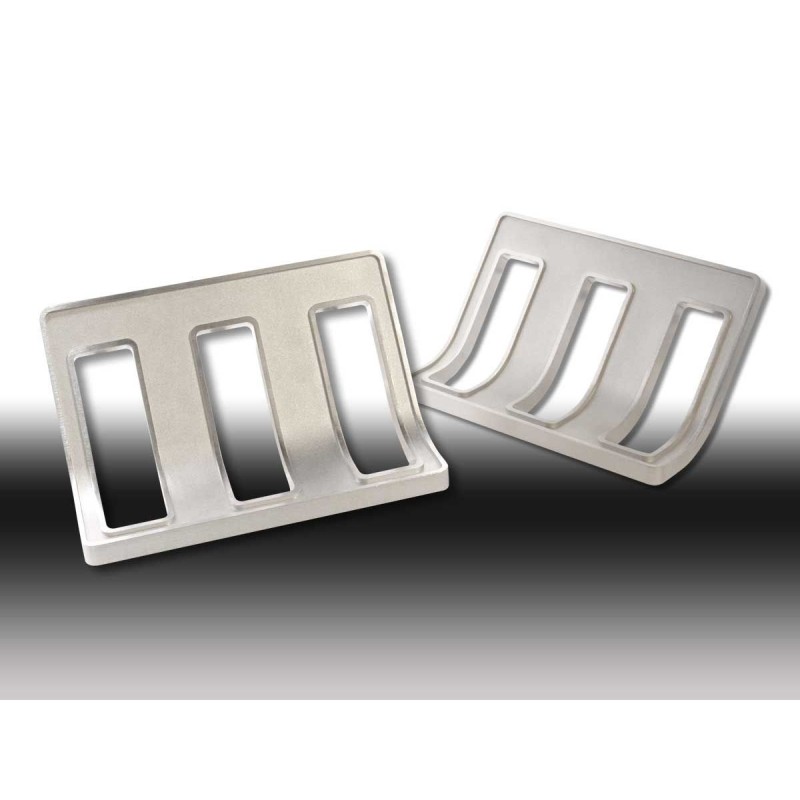 FORD MUSTANG 1967-1968 PAIRE DE CONTOURS DE FEU ARRIERE ALUMINIUM Billet Tail Light Bezels pair SCOTT DRAKE B-13489-67