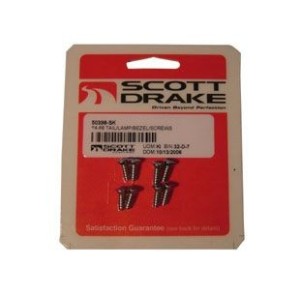 FORD MUSTANG 1964-1966 KIT DE VIS POUR CONTOUR DE FEU ARRIERE Tail Light Bezel Screw Kit SCOTT DRAKE 50398-SK