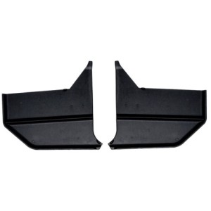 FORD MUSTANG 1964-1966 CABRIOLET PAIRE DE PANNEAUX DE GARNITURE INFERIEURS kick panels black SCOTT DRAKE C5ZZ-76023445BK