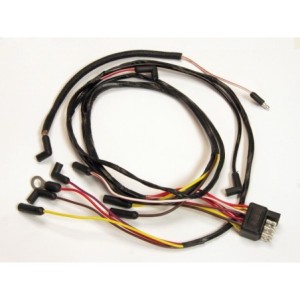 FORD MUSTANG 1966 FAISCEAU DE JAUGE D HUILE ET D EAU MOTEUR V8 Engine Gauge Feed Harness 8 Cylinder SCOTT DRAKE C6ZZ-14289-8