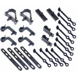 FORD MUSTANG 1967-1968 CABLAGE DE KIT DE MONTAGE Wiring Loom Mounting Kit SCOTT DRAKE C7ZZ-14000-BK