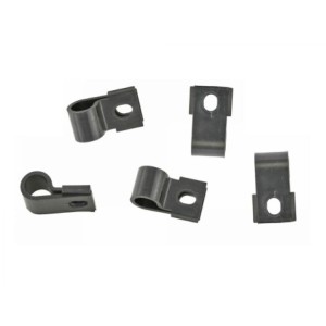 FORD MUSTANG 1967-1968 CLIPS DE FAISCEAU SOUS CAPOT DE CLIGNOTANTS NOIR Underhood Turn Signal Harness Clips Black SCOTT DRAKE 37