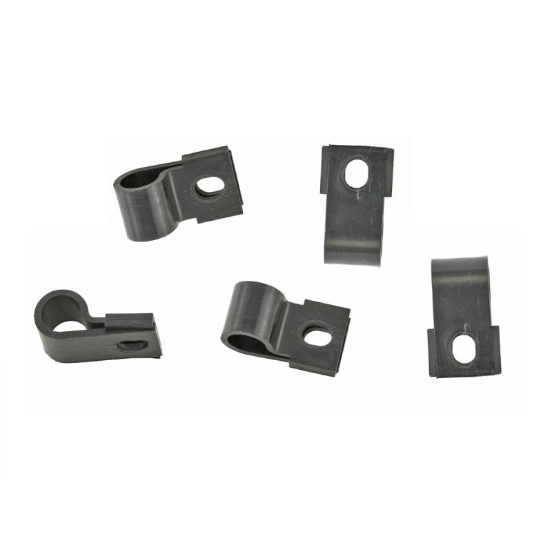 FORD MUSTANG 1967-1968 CLIPS DE FAISCEAU SOUS CAPOT DE CLIGNOTANTS NOIR Underhood Turn Signal Harness Clips Black SCOTT DRAKE 37