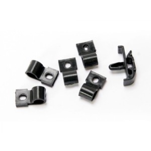 FORD MUSTANG 1967-1968 CLIPS DE FAISCEAU SOUS CAPOT DE CLIGNOTANTS ABS NOIR Underhood Turn Signal Harness Clips ABS Black SCOTT