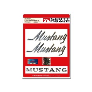 FORD MUSTANG 1969-1972 KIT D EMBLEME OFFICIEL TOUS MOTEURS TOUS MODELES TOUTES CARROSSERIES emblem kit All Body Styles All Engin