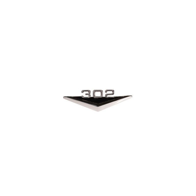 FORD MUSTANG 1964-1966 302 EMBLEME POUR AILE 302 Fender emblem SCOTT DRAKE C3OZ-16228-302