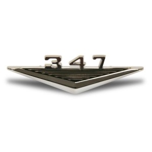 FORD MUSTANG 1964-1966 347 EMBLEME POUR AILE 347 Fender emblem SCOTT DRAKE C3OZ-16228-347