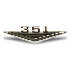 FORD MUSTANG 1964-1966 351 EMBLEME POUR AILE 351 Fender emblem SCOTT DRAKE C3OZ-16228-351