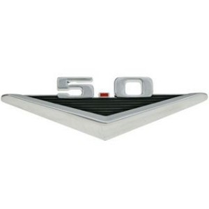 FORD MUSTANG 1964-1966 5.0 EMBLEME POUR AILE 5.0 Fender emblem SCOTT DRAKE C3OZ-16228-5.0