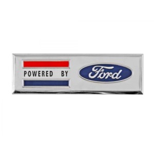 FORD MUSTANG 1964-1973 EMBLEME OFFICIEL POUR AILE POWERED BY FORD Fender emblem Powered By Ford Official SCOTT DRAKE S2MS-16228