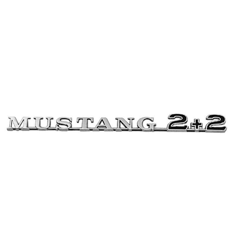 FORD MUSTANG 1965-1966 FASTBACK 2+2 EMBLEME OFFICIEL POUR AILE Fastback Fender emblem Ford Official product 2+2 sign SCOTT DRAKE