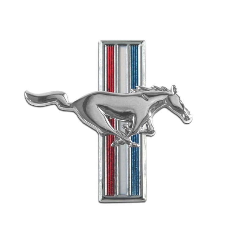 FORD MUSTANG 1964-1968 EMBLEME CHEVAL DROIT Running Horse Fender Emblem 1964-1966 All and 1967-1968 6 Cyl Right Hand SCOTT DRAKE