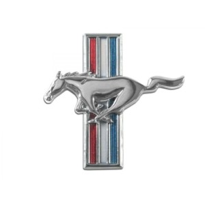 FORD MUSTANG 1964-1968 EMBLEME CHEVAL GAUCHE Running Horse Fender Emblem 1964-1966 All and 1967-1968 6 Cyl left Hand SCOTT DRAKE