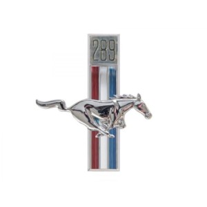 FORD MUSTANG 1967-1968 EMBLEME 289 CHEVAL MUSTANG GALOP DROIT 289 Running Horse Fender Emblems right hand SCOTT DRAKE C7ZZ-16228
