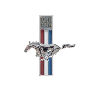 FORD MUSTANG 1967-1968 EMBLEME 289 CHEVAL MUSTANG GALOP GAUCHE 289 Running Horse Fender Emblems left hand SCOTT DRAKE C7ZZ-16229