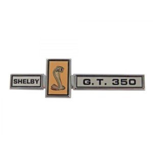 FORD MUSTANG 1967 SHELBY FASTBACK GT 350 EMBLEME DE GRILLE ET TABLEAU DE BORD GT350 Grill Dash and Deck Emblem SCOTT DRAKE S7MS