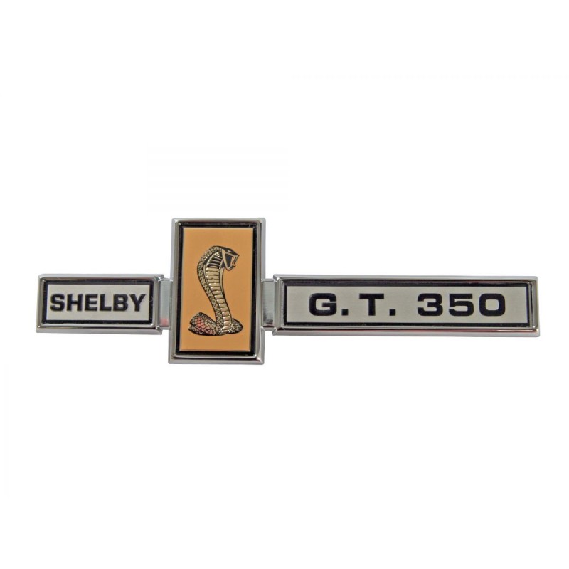 FORD MUSTANG 1967 SHELBY FASTBACK GT 350 EMBLEME DE GRILLE ET TABLEAU DE BORD GT350 Grill Dash and Deck Emblem SCOTT DRAKE S7MS