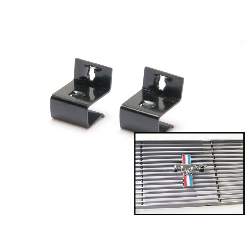 FORD MUSTANG 1964-1970 CLIPS POUR MONTAGE DE L EMBLEME DE GRILLE (SUR GRILLE ALU UNIQUEMENT) Billet Grille Emblem Mounting Clips