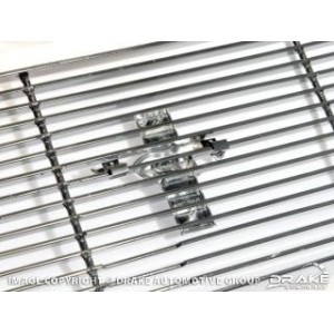 FORD MUSTANG 1964-1970 CLIPS POUR MONTAGE DE L EMBLEME DE GRILLE (SUR GRILLE ALU UNIQUEMENT) Billet Grille Emblem Mounting Clips