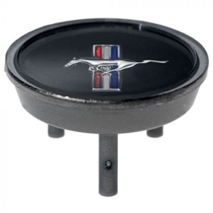 FORD MUSTANG 1968-1973 EMBLEME DE KLAXON CENTRE DE VOLANT TRI BARRE AVEC MUSTANG CLASSIC CHEVAL AU GALOP Horn Panel Emblem with