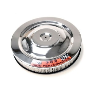 FORD MUSTANG 1964-1973 FILTRE A AIR PREMIER PRIX AVEC AUTOCOLLANT 302 Air Cleaner with 302 Decal SCOTT DRAKE C8ZZ-9600-W