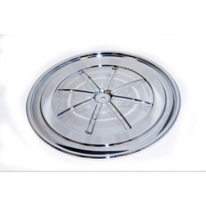 FORD MUSTANG 1967-1970 COUVERCLE CHROME FILTRE A AIR HAUTE PERFORMANCE CONVIENT AUSSI POUR 428CJ BOSS 302 ET COBRA Chrome High P