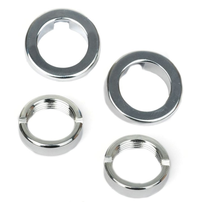 FORD MUSTANG 1964-1965 KIT D ENTRETOISE ET FACETTE POUR ESSUIE GLACE wiper bezel and nut kit SCOTT DRAKE C5ZZ-17514-K